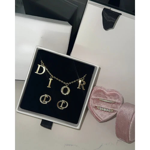 Gold CD Earrings