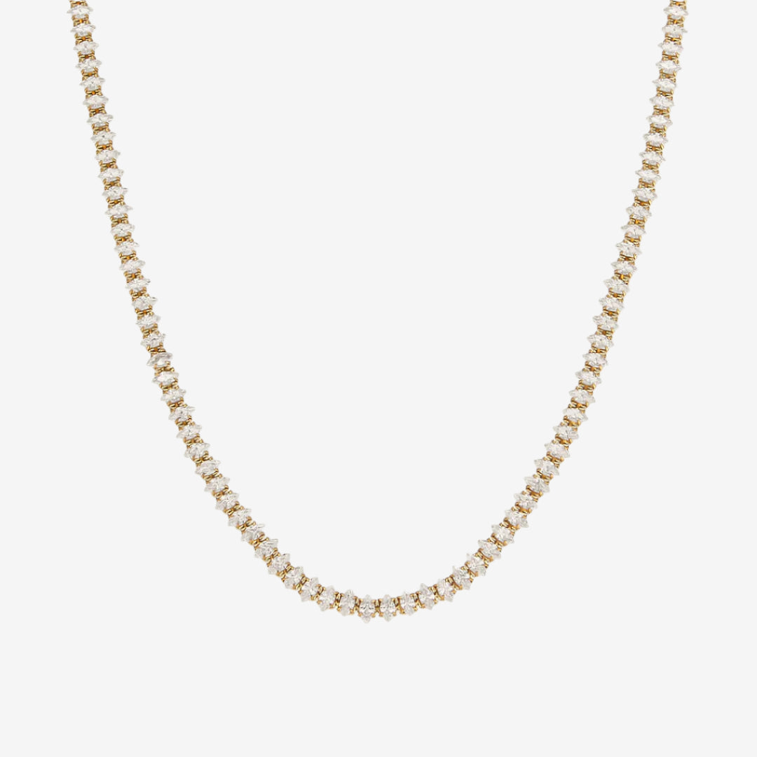 Stellar Grace Tennis Necklace