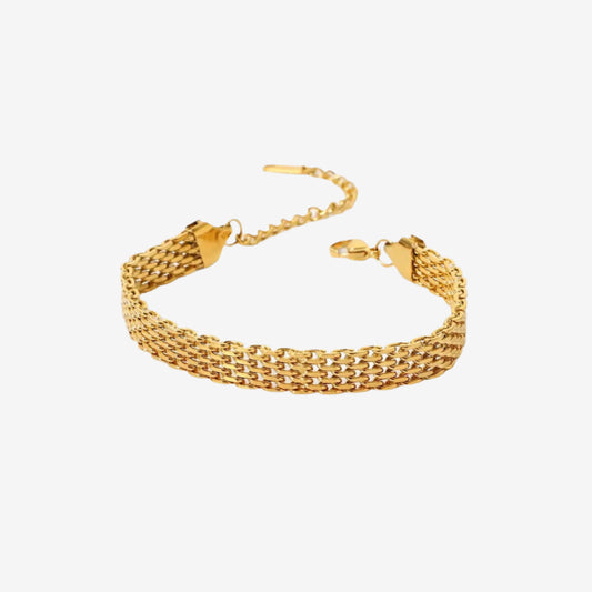 Gilded Weave Bracelet