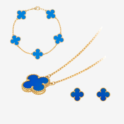 Celeste Clover Set | Blue