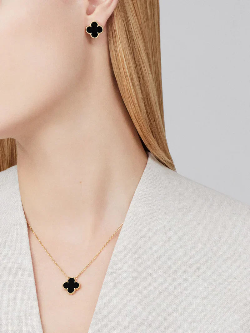 Celeste Clover Set | Black